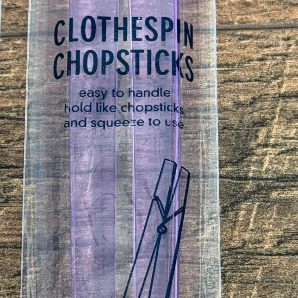 Kids Chopsticks Set of 7‎ Multicolor Container Store DCI Clothespin